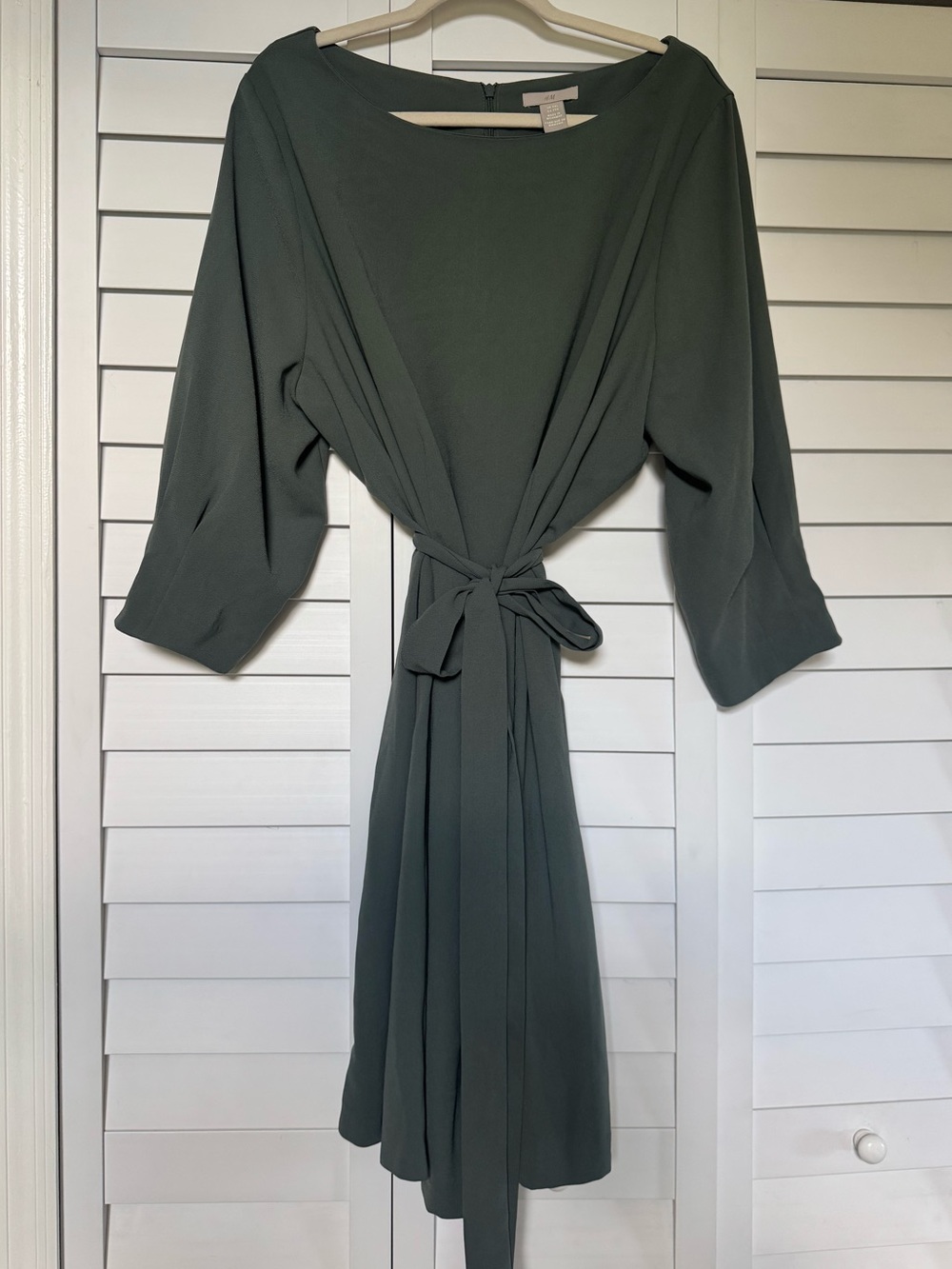 H&M Slate Green Dress